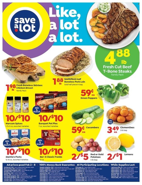 Save a Lot ad - 02/02/2022 - 02/08/2022. Page 1