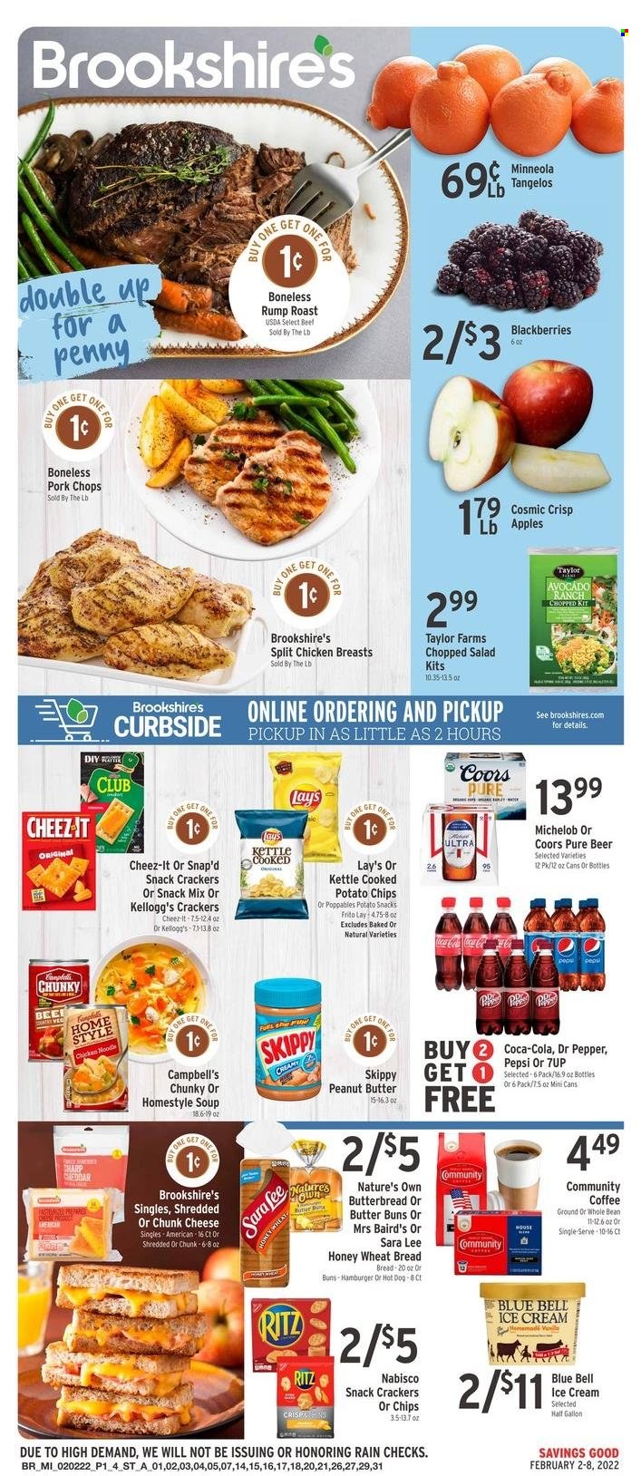 Brookshires ad - 02/02/2022 - 02/08/2022. Page 1