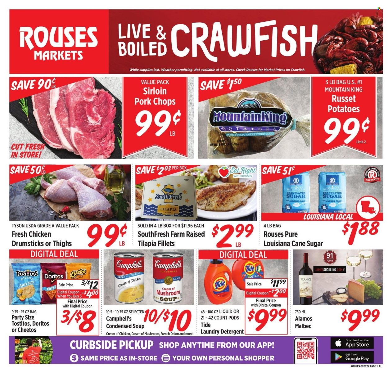 Rouses Markets ad - 02/02/2022 - 02/09/2022. Page 1