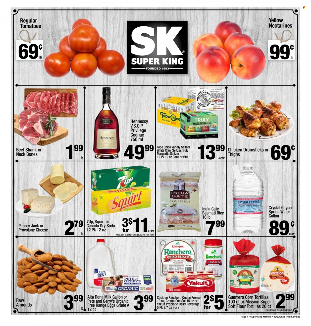 Super King Markets ad - 02/02/2022 - 02/08/2022. Page 1