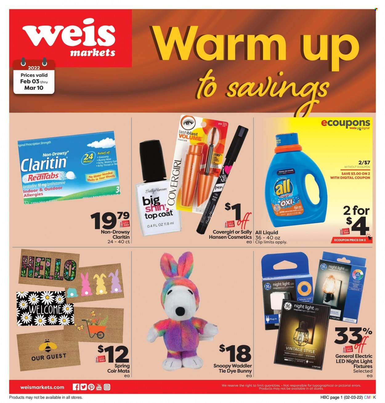 Weis ad - 02/03/2022 - 03/10/2022. Page 1