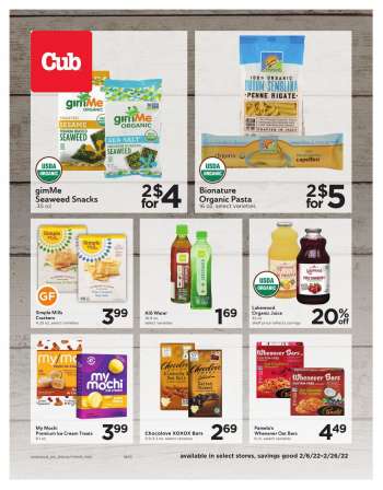 Cub Foods Flyer - 02/06/2022 - 02/26/2022.