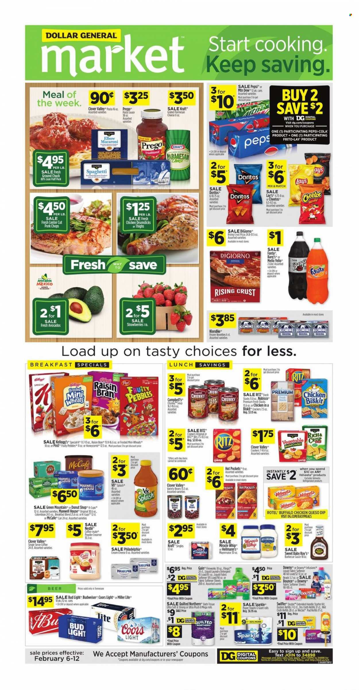 Dollar General ad - 02/06/2022 - 02/12/2022. Page 1