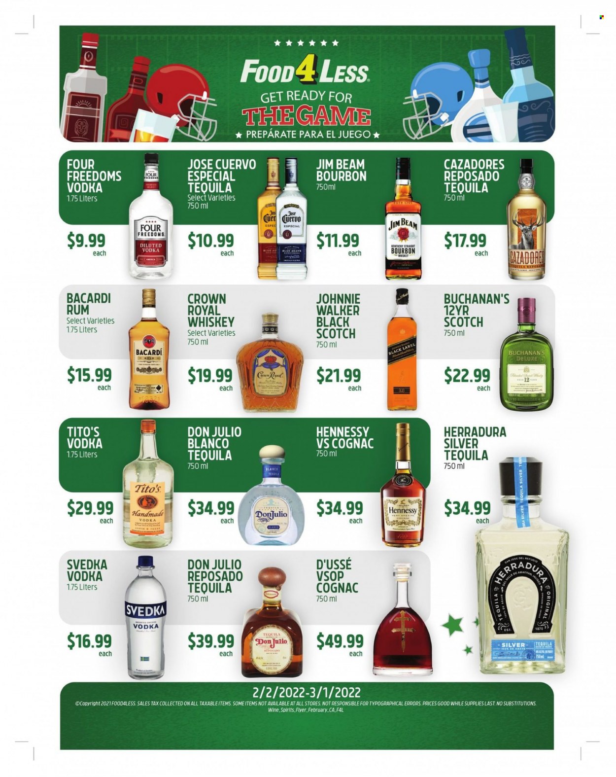 Food 4 Less ad - 02/02/2022 - 03/01/2022. Page 2