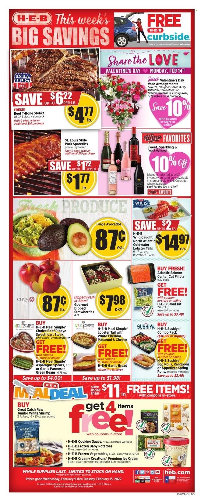 H-E-B ad - 02/09/2022 - 02/15/2022. Page 1