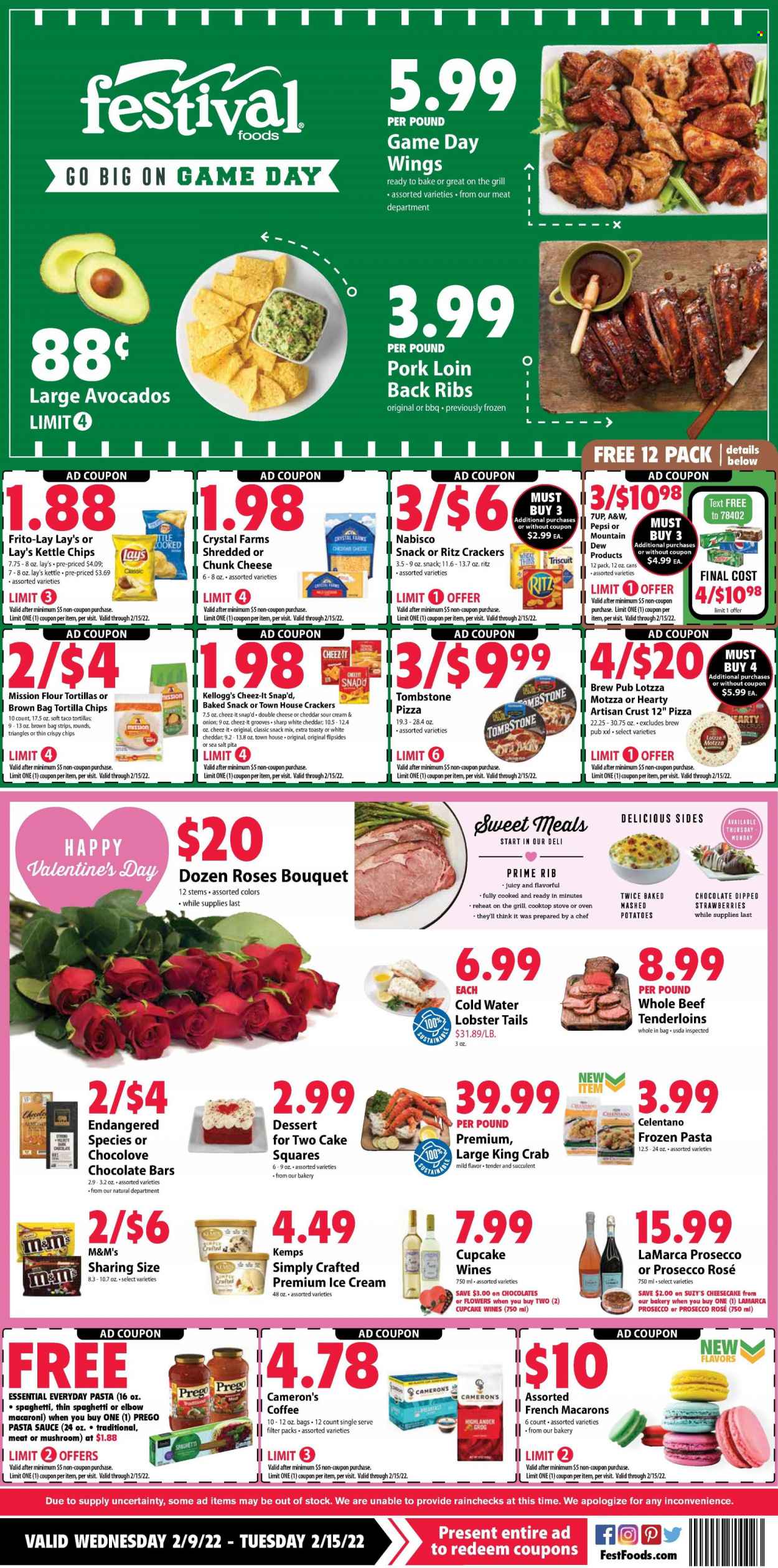 Festival Foods ad - 02/09/2022 - 02/15/2022. Page 1