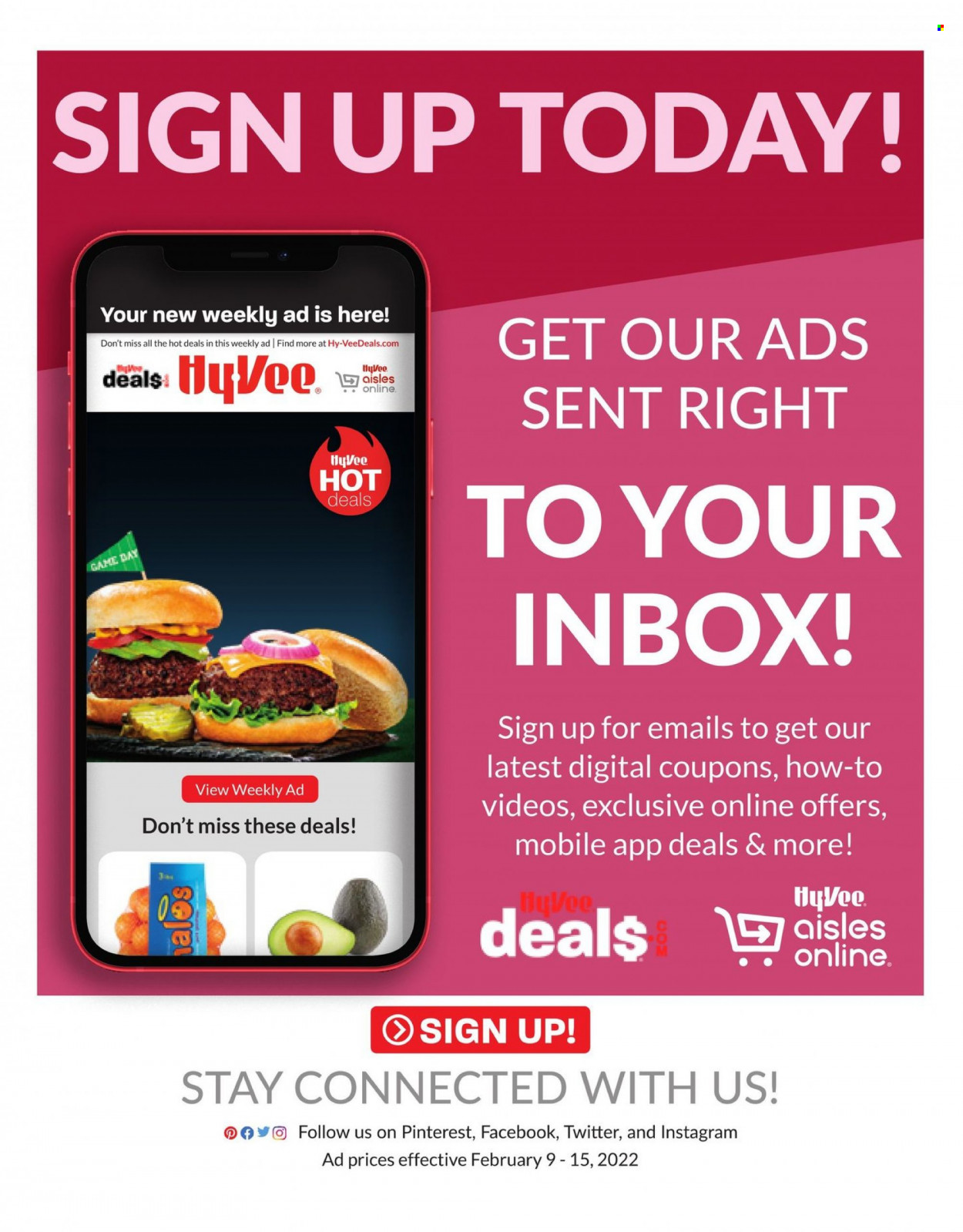 Hy-Vee ad - 02/09/2022 - 02/15/2022. Page 42