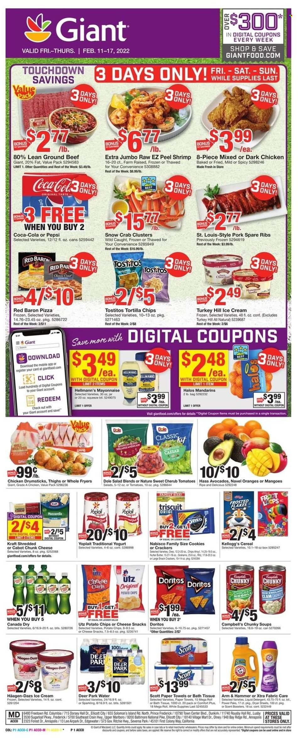 Giant Food ad - 02/11/2022 - 02/17/2022. Page 1