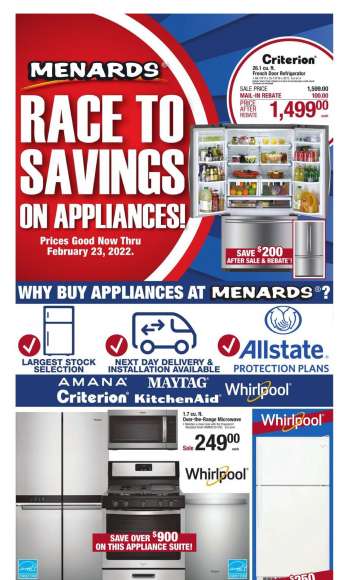 Menards Flyer - 02/10/2022 - 02/23/2022.