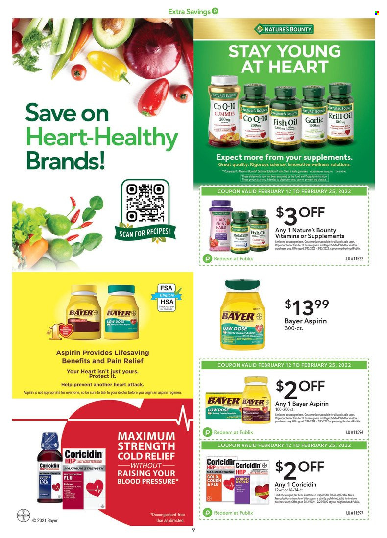 Publix ad - 02/12/2022 - 02/25/2022. Page 9