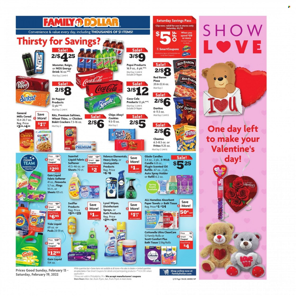 Family Dollar ad - 02/13/2022 - 02/19/2022. Page 1
