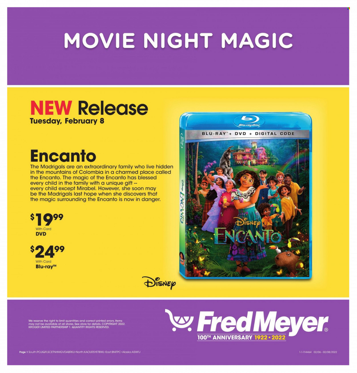 Fred Meyer ad - 02/13/2022 - 02/18/2022. Page 1