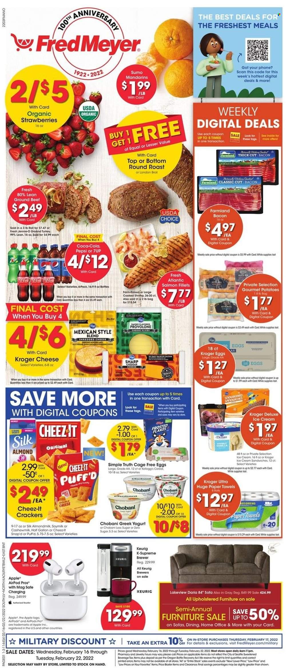 Fred Meyer ad - 02/16/2022 - 02/22/2022. Page 1
