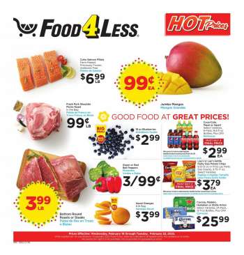Food 4 Less Flyer - 02/16/2022 - 02/22/2022.