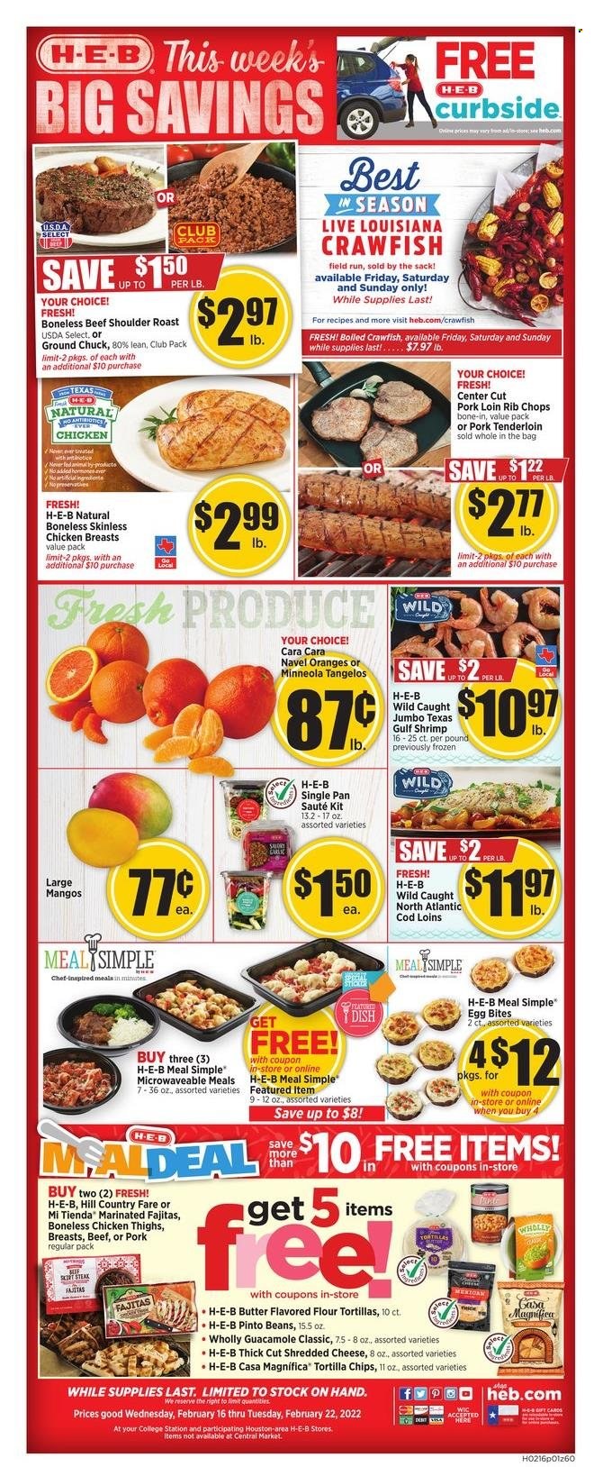 H-E-B ad - 02/16/2022 - 02/22/2022. Page 1