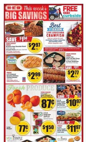 H-E-B Flyer - 02/16/2022 - 02/22/2022.