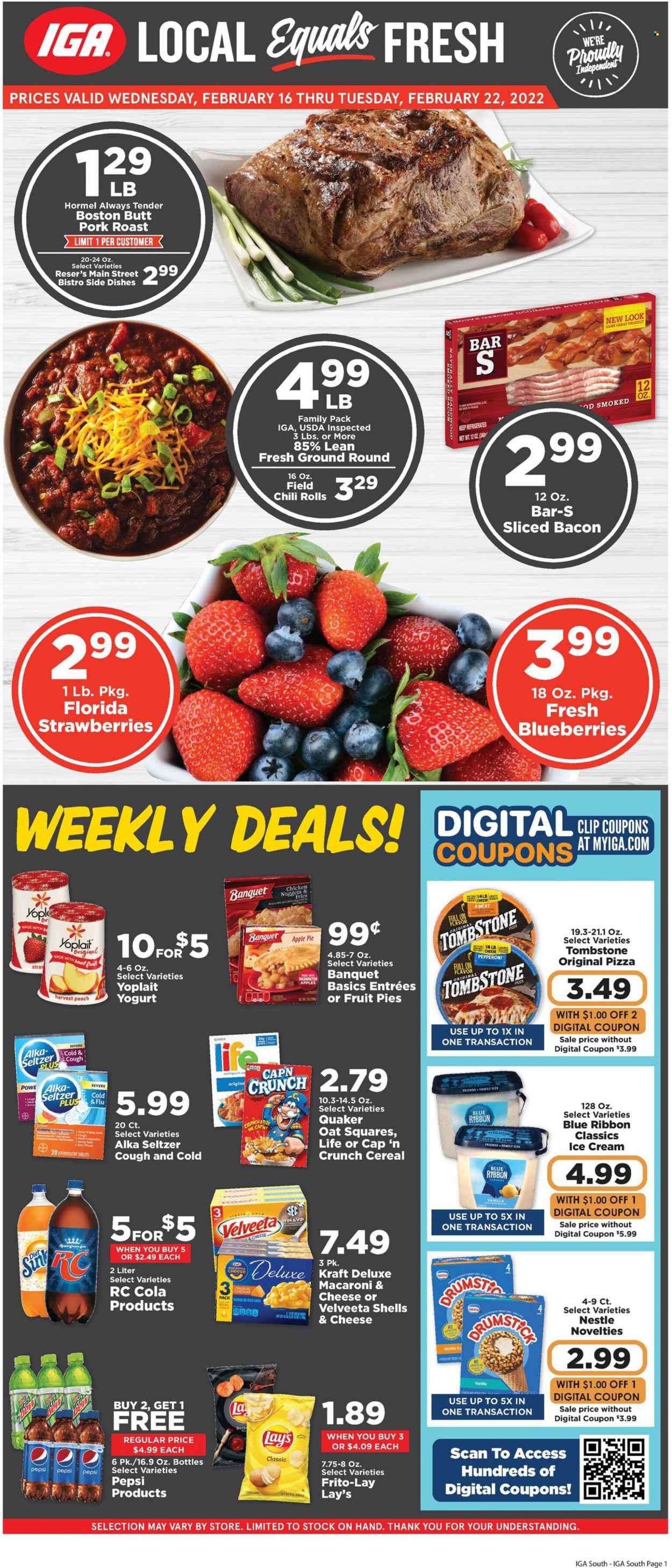 IGA ad - 02/16/2022 - 02/22/2022. Page 1