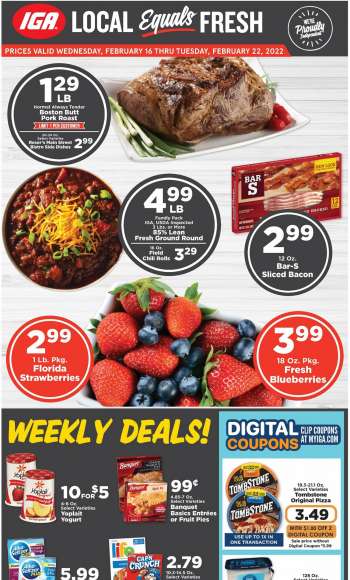 IGA Flyer - 02/16/2022 - 02/22/2022.