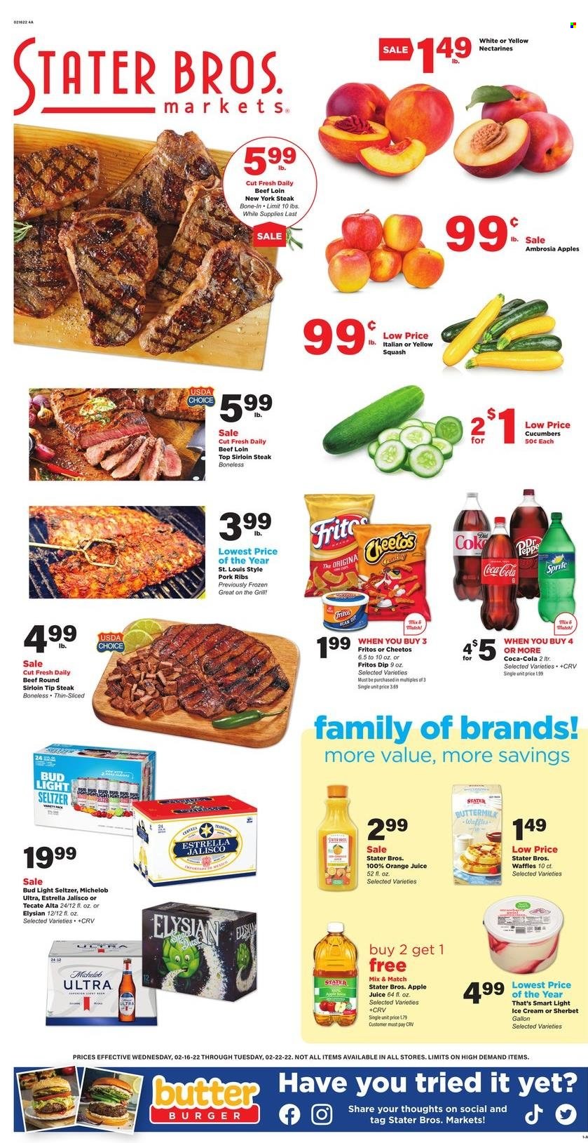 Stater Bros. ad - 02/16/2022 - 02/22/2022. Page 1