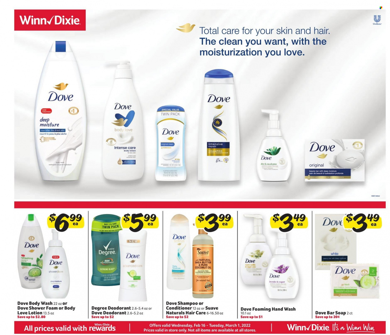 Winn Dixie ad - 02/16/2022 - 03/01/2022. Page 1