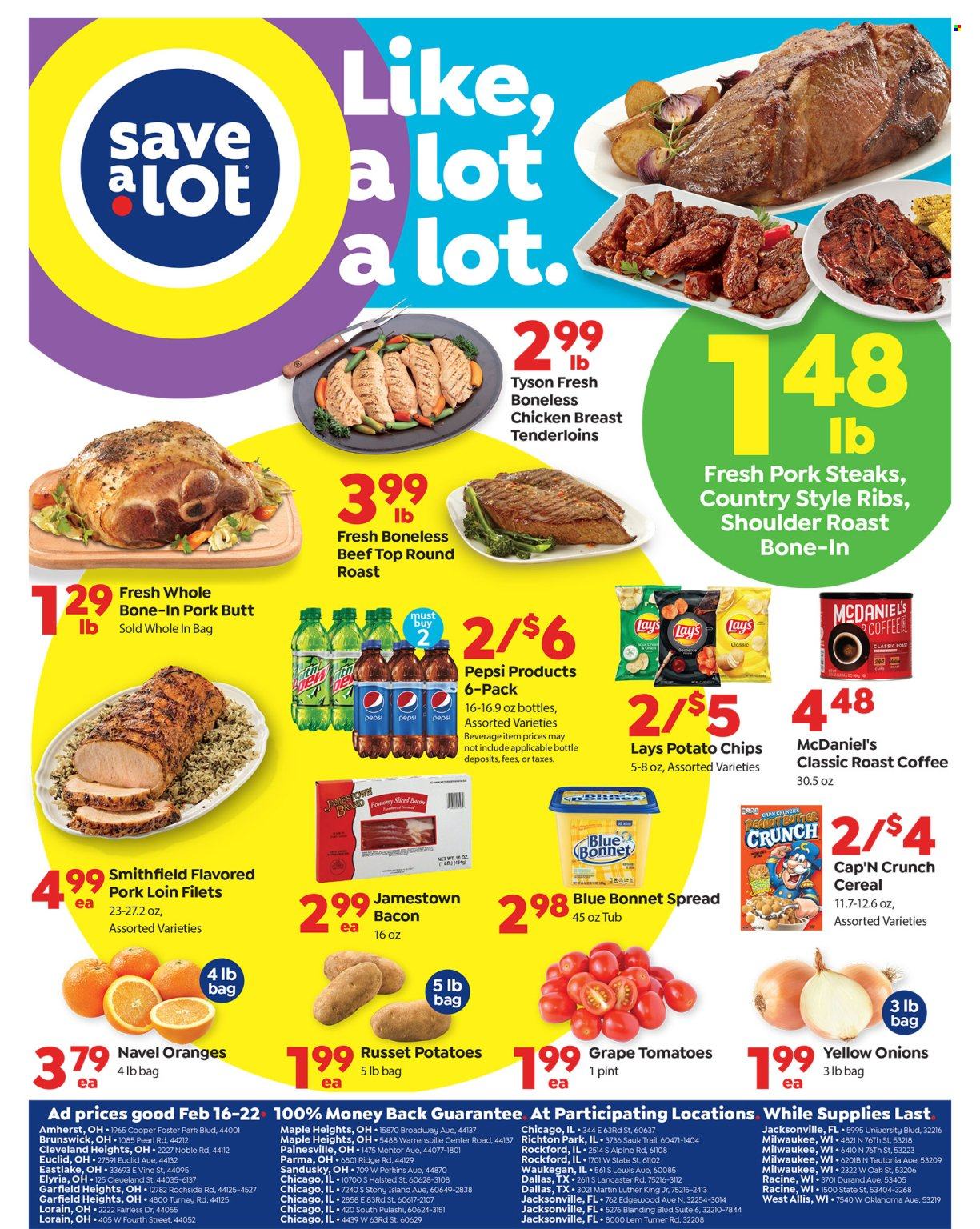 Save a Lot ad - 02/16/2022 - 02/22/2022. Page 1