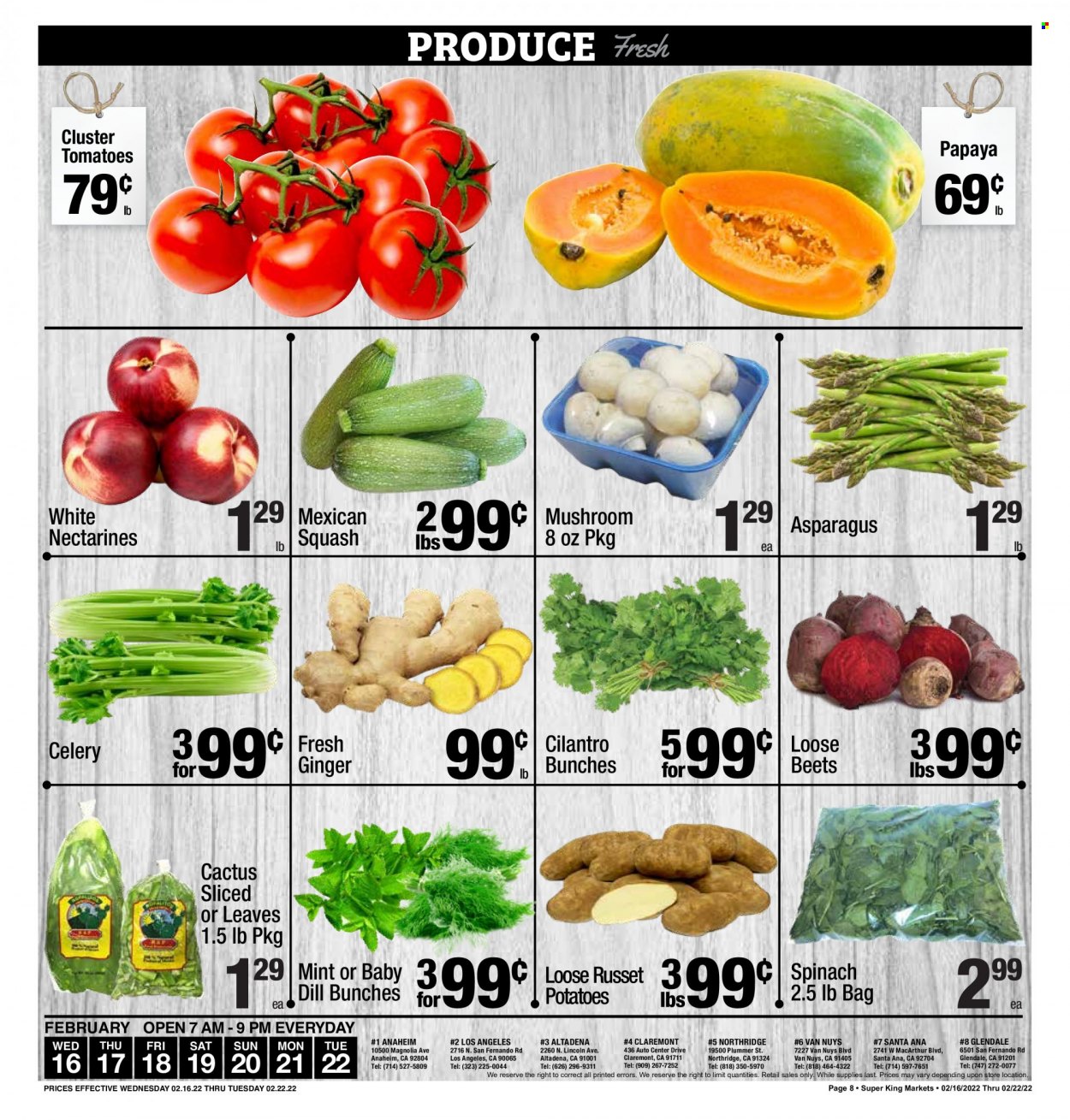 Super King Markets ad - 02/16/2022 - 02/22/2022. Page 8