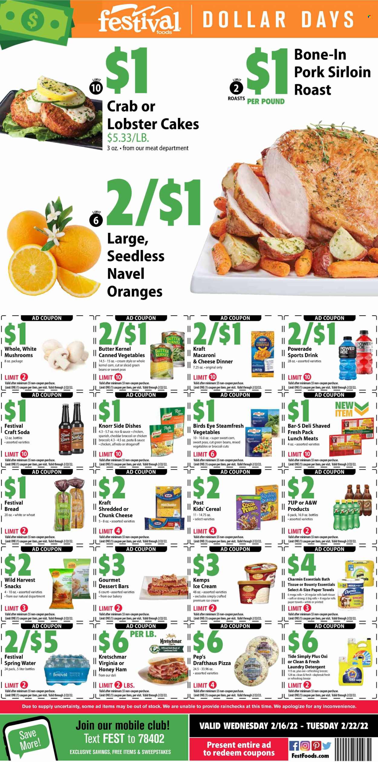Festival Foods ad - 02/16/2022 - 02/22/2022. Page 1