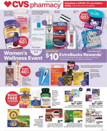 CVS Pharmacy Flyer - 02/20/2022 - 02/26/2022.