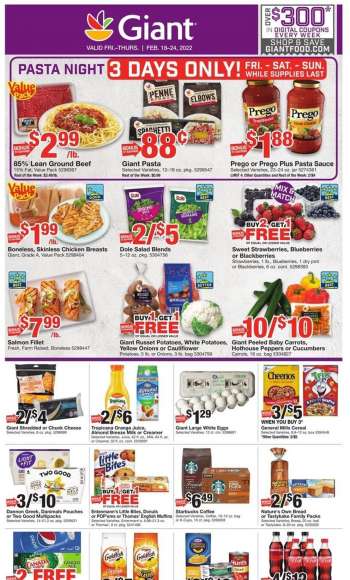 Giant Food Flyer - 02/18/2022 - 02/24/2022.