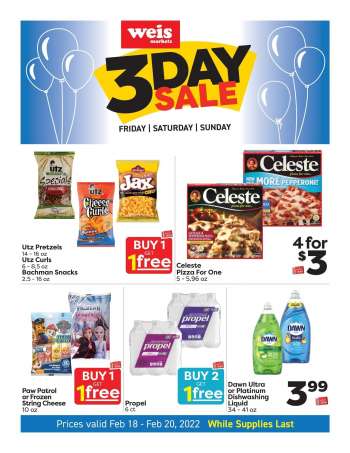 Weis Flyer - 02/18/2022 - 02/20/2022.