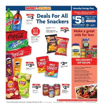 Family Dollar Flyer - 02/20/2022 - 02/26/2022.