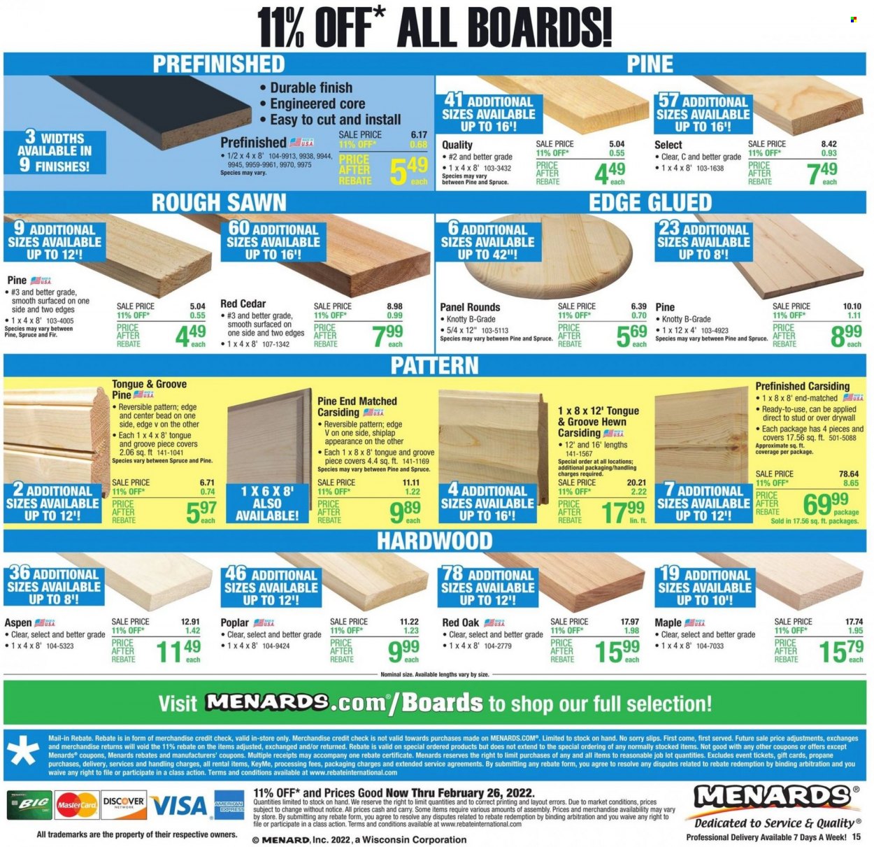 Menards ad - 02/20/2022 - 02/26/2022. Page 18