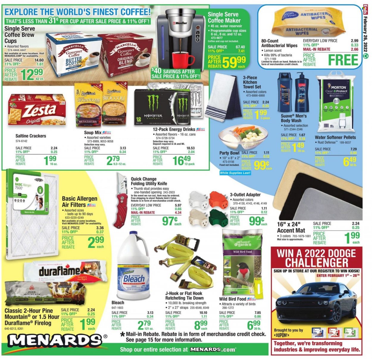 Menards ad - 02/20/2022 - 02/26/2022. Page 19