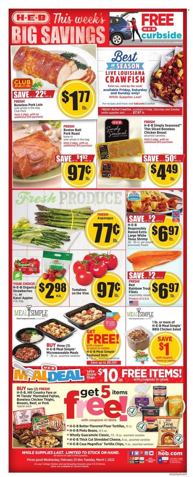 H-E-B ad - 02/23/2022 - 03/01/2022. Page 1