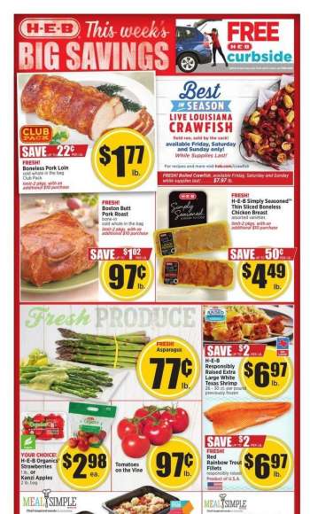 H-E-B Flyer - 02/23/2022 - 03/01/2022.