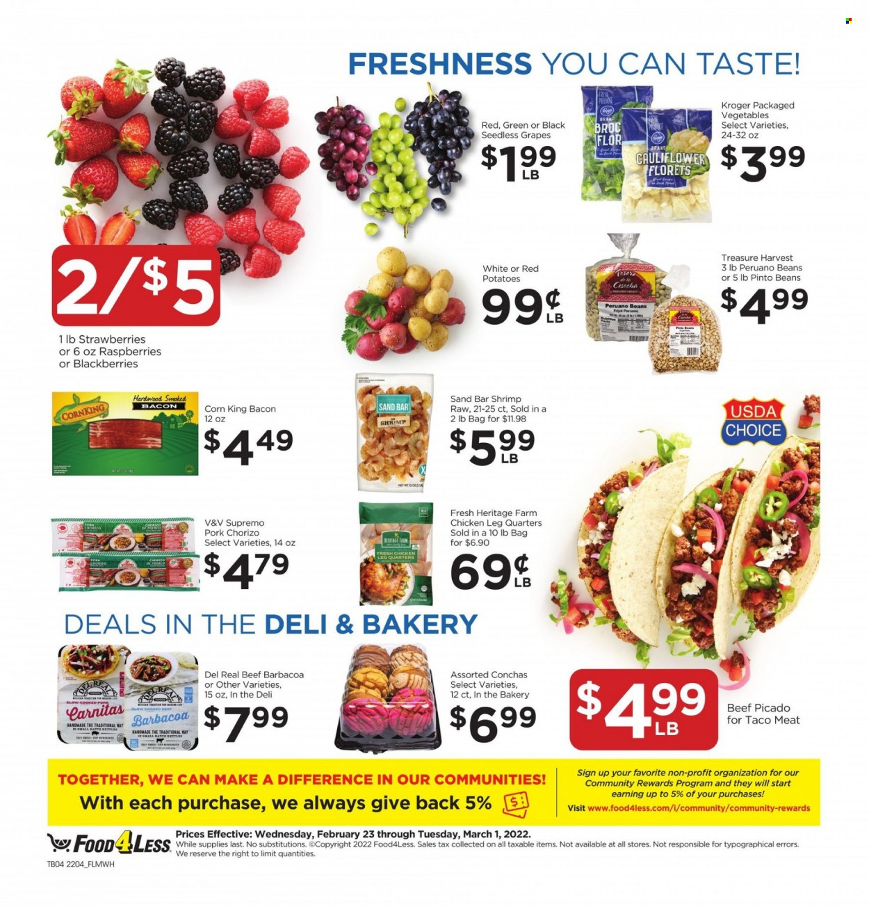 Food 4 Less ad - 02/23/2022 - 03/01/2022. Page 4