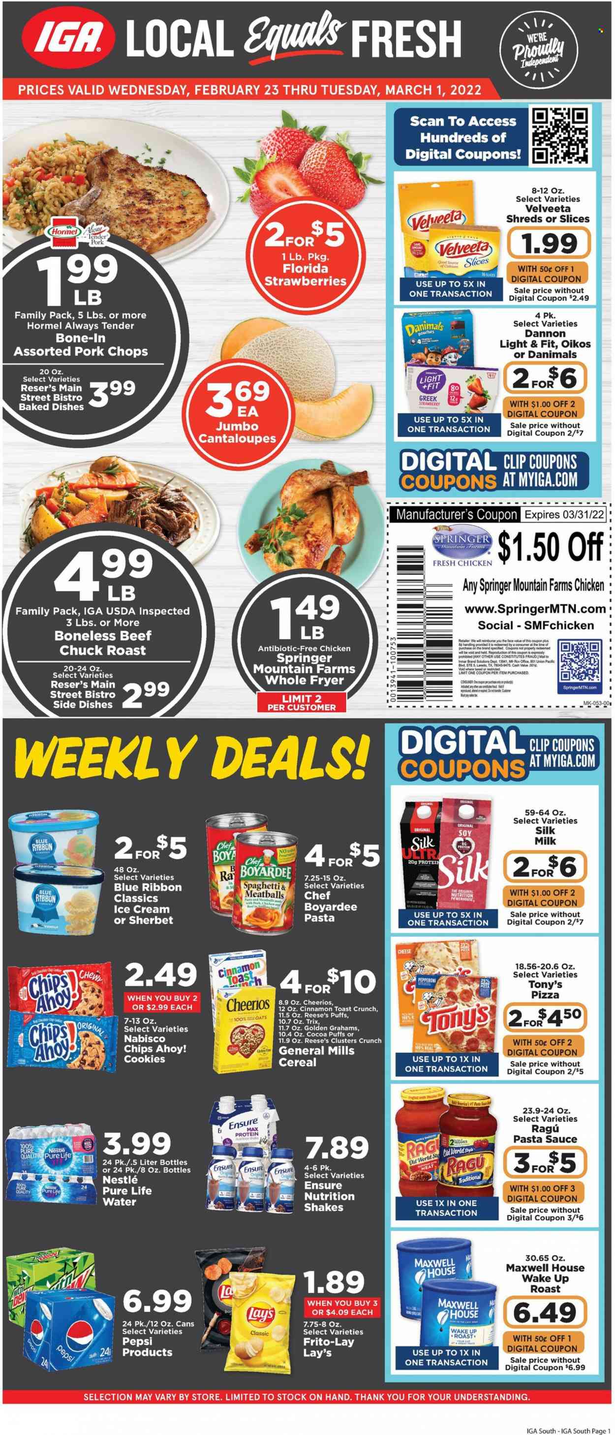 IGA ad - 02/23/2022 - 03/01/2022. Page 1