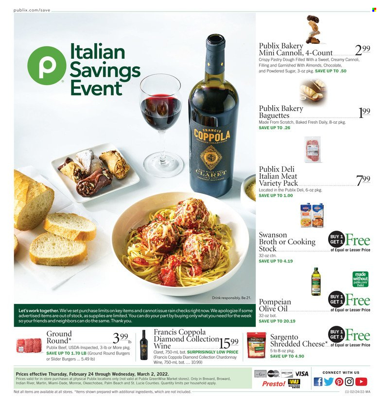 Publix ad - 02/24/2022 - 03/02/2022. Page 1