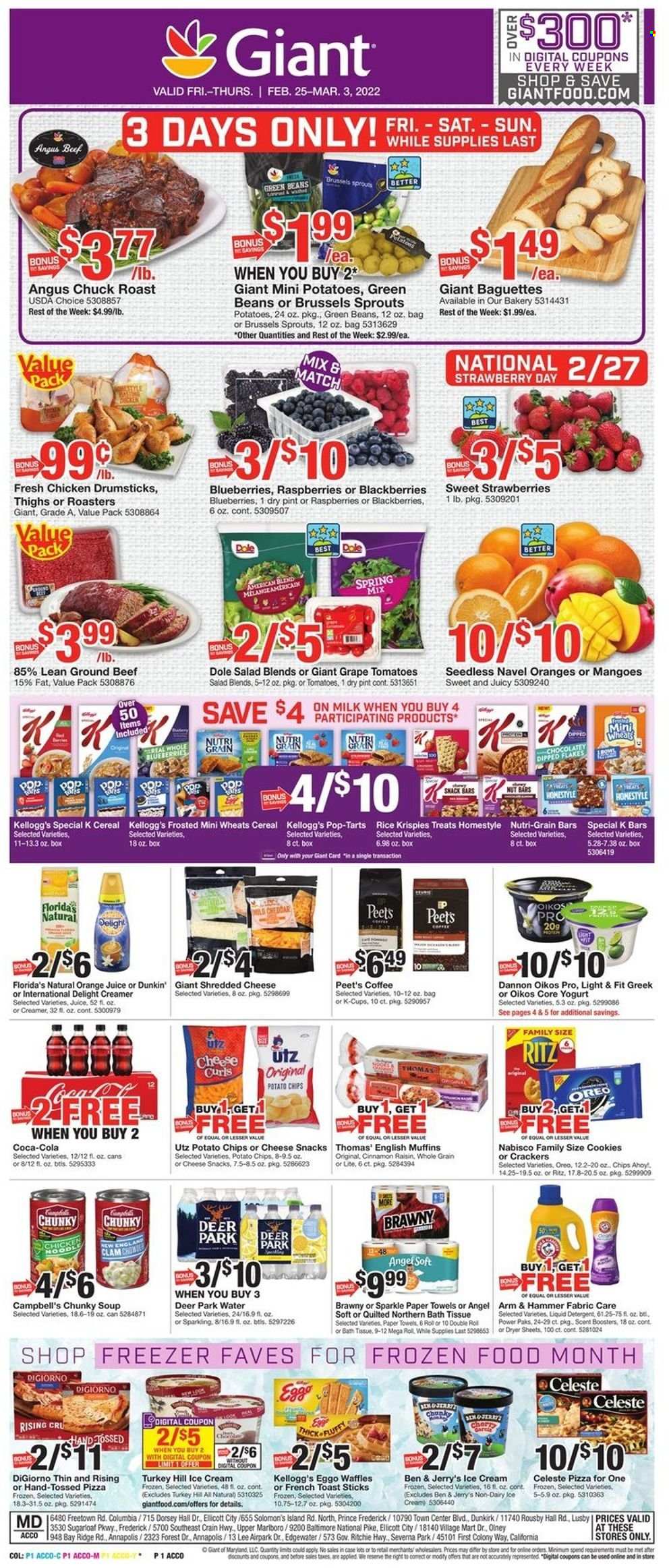 Giant Food ad - 02/25/2022 - 03/03/2022. Page 1