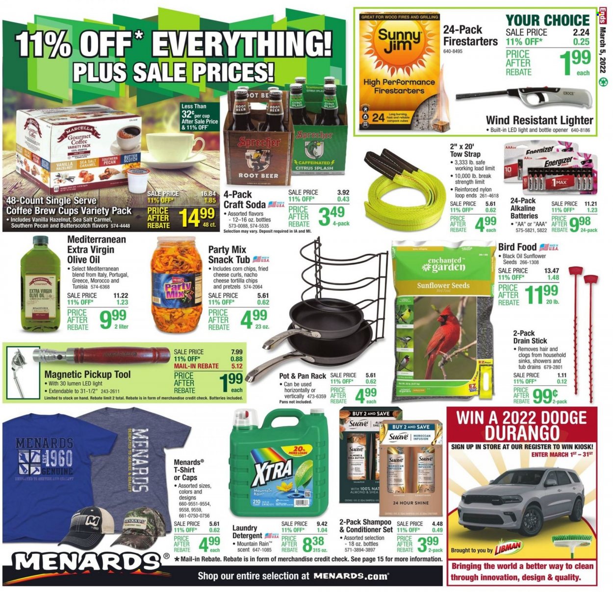 Menards ad - 02/24/2022 - 03/05/2022. Page 21