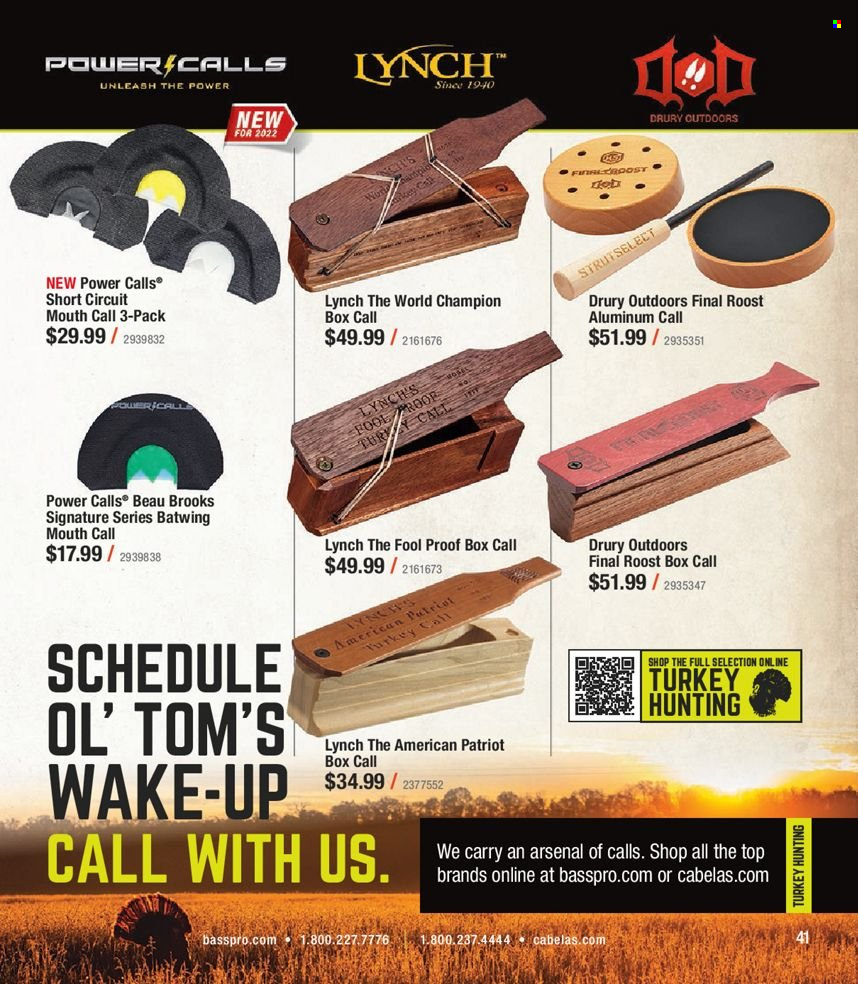 thumbnail - Cabela's Flyer - Sales products - Brooks. Page 41.