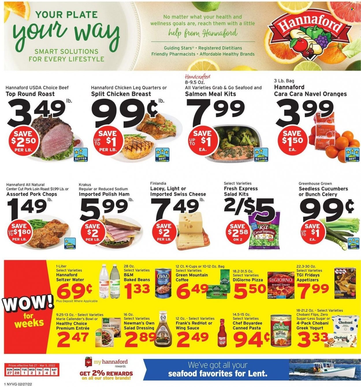 Hannaford ad - 02/27/2022 - 03/05/2022. Page 1