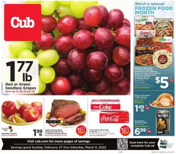 Cub Foods Flyer - 02/27/2022 - 03/05/2022.