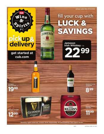 Cub Foods Flyer - 02/27/2022 - 04/02/2022.