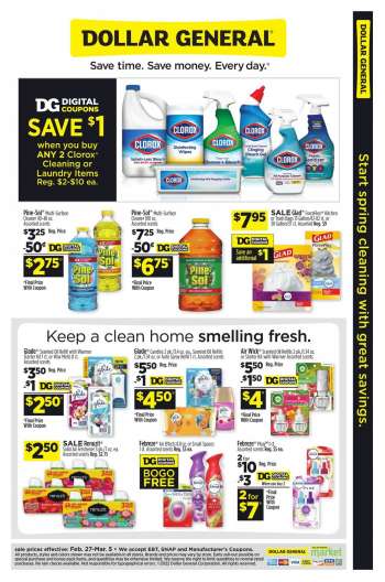 Dollar General Flyer - 02/27/2022 - 03/05/2022.
