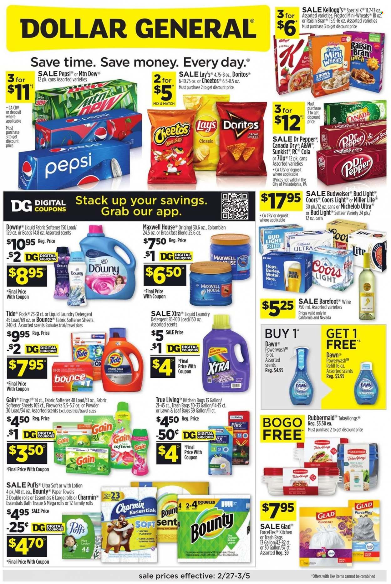 Dollar General ad - 02/27/2022 - 03/05/2022. Page 1