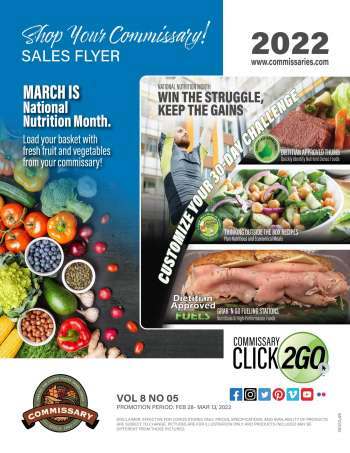 Commissary Flyer - 02/28/2022 - 03/13/2022.