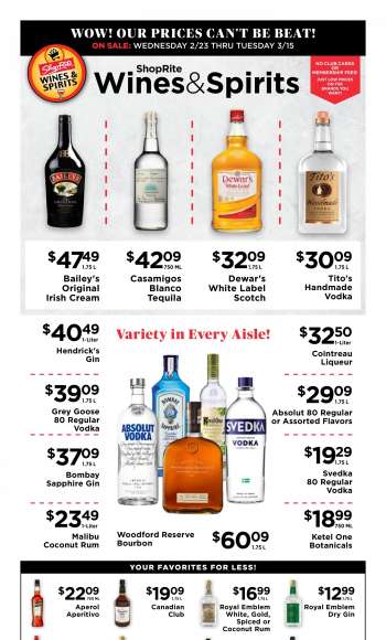 ShopRite Flyer - 02/23/2022 - 03/15/2022.