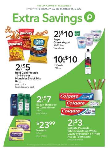 Publix Flyer - 02/26/2022 - 03/11/2022.
