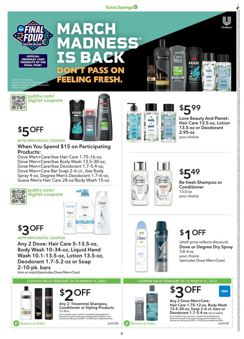 Publix ad - 02/26/2022 - 03/11/2022. Page 8